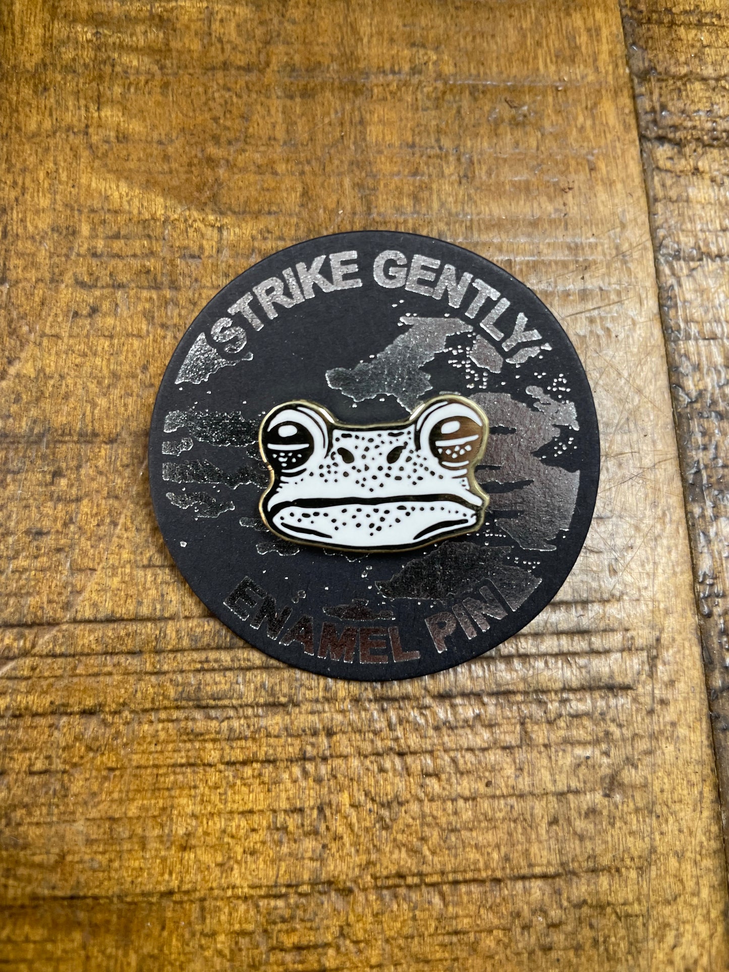 Strike Gently Pin