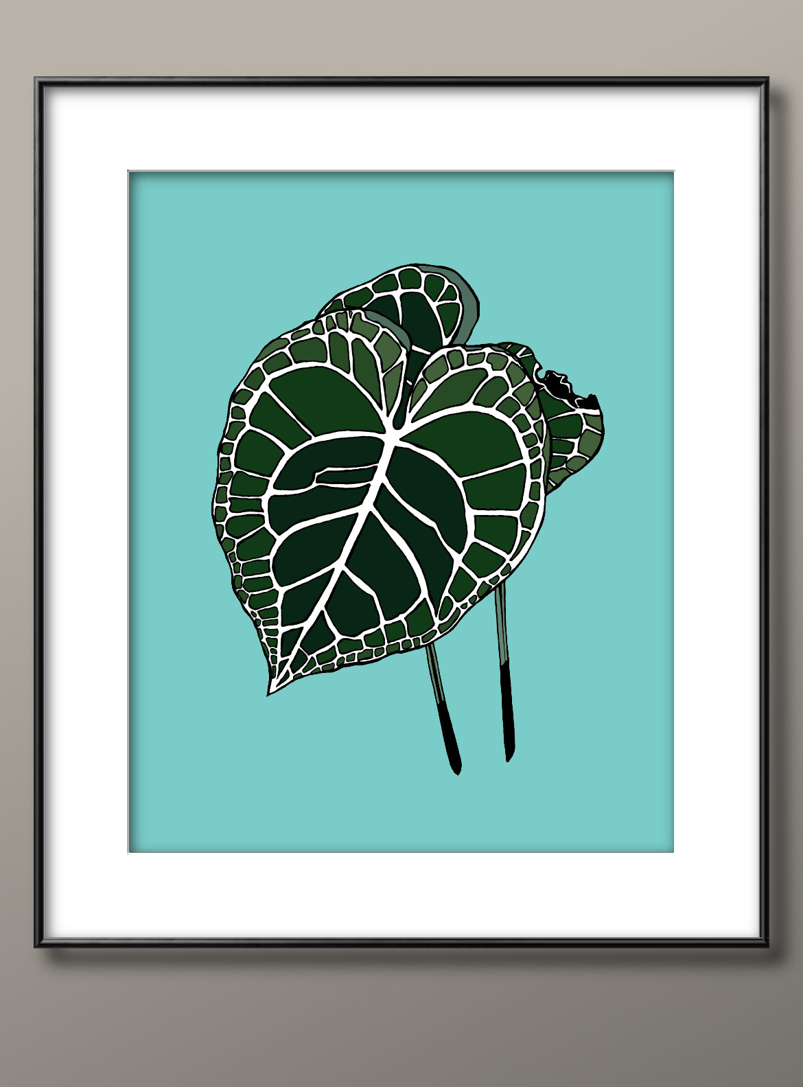 Anthurium clarinervium print (v4)