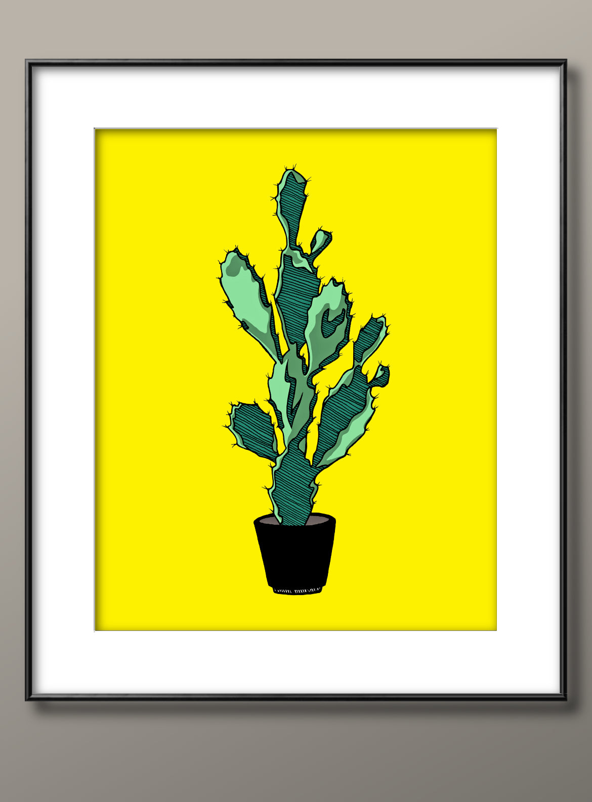 Prickly Pear Cactus print (v2)