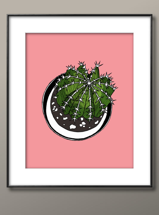 Round Cactus print (v2)