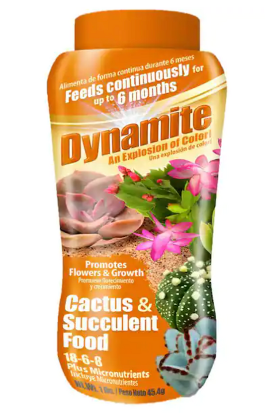 Dynamite Cactus and Succulent Slow-Release Fertilizer (18-6-8)