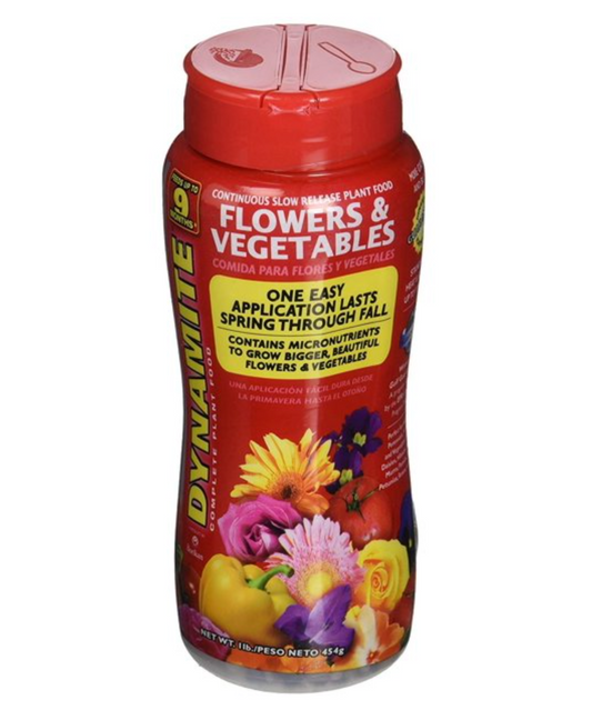 Dynamite Flower and Vegetable Slow-Release Fertilizer (13-13-13)